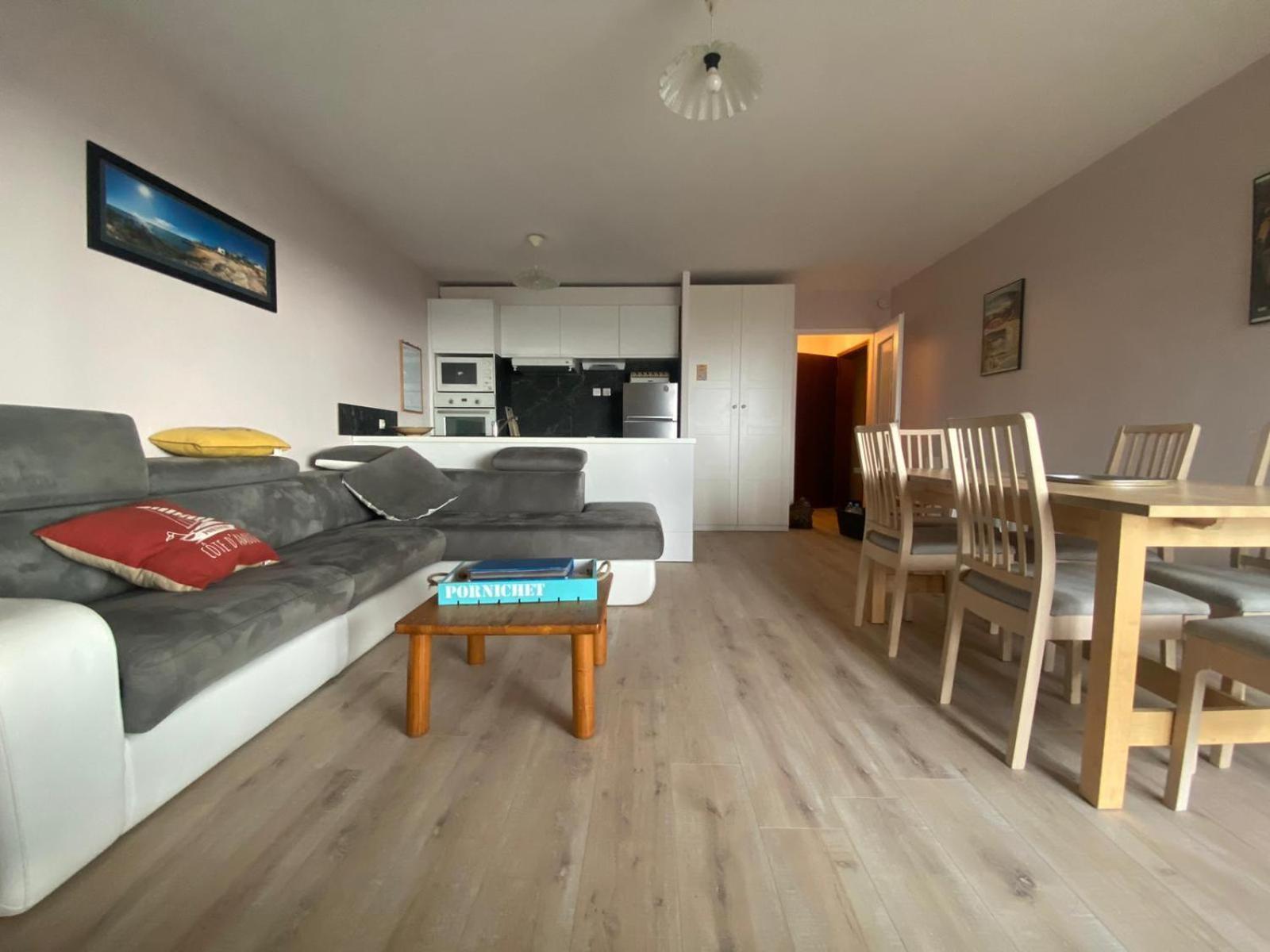 Appartement T3 - 4 Personnes - Face Ocean - Thalasso 波尔尼谢 外观 照片